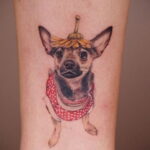 Пример Татуировки Чихуахуа 16.12.2020 №214 -Chihuahua Tattoo- tatufoto.com