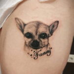 Пример Татуировки Чихуахуа 16.12.2020 №219 -Chihuahua Tattoo- tatufoto.com