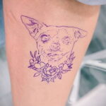 Пример Татуировки Чихуахуа 16.12.2020 №225 -Chihuahua Tattoo- tatufoto.com
