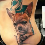 Пример Татуировки Чихуахуа 16.12.2020 №227 -Chihuahua Tattoo- tatufoto.com