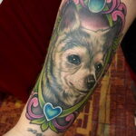 Пример Татуировки Чихуахуа 16.12.2020 №229 -Chihuahua Tattoo- tatufoto.com