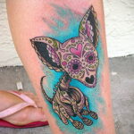 Пример Татуировки Чихуахуа 16.12.2020 №241 -Chihuahua Tattoo- tatufoto.com