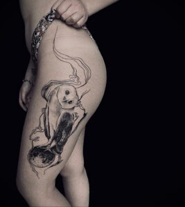 Пример женского рисунка тату 29.12.2020 №038 -female tattoo- tatufoto.com