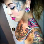 Пример женского рисунка татуировки 14.12.2020 №084 -female tattoo- tatufoto.com