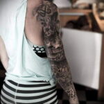 Пример женского рисунка татуировки 14.12.2020 №150 -female tattoo- tatufoto.com