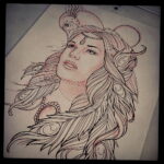 Пример красивого рисунка татуировки 14.12.2020 №397 -beautiful tattoo- tatufoto.com