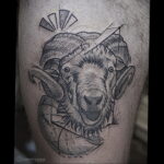 Пример мужского рисунка татуировки 14.12.2020 №080 -male tattoo- tatufoto.com