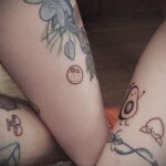 Пример рисунка татуировки апельсином 12.12.2020 №1075 -orange tattoo- tatufoto.com
