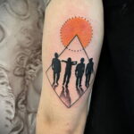 Пример рисунка татуировки апельсином 12.12.2020 №1143 -orange tattoo- tatufoto.com