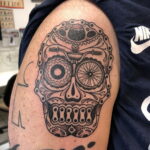 Пример рисунка татуировки про велосипед 15.12.2020 №232 -bike tattoo- tatufoto.com