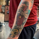 Пример рисунка татуировки птица Гриф 13.12.2020 №185 -tattoo vulture- tatufoto.com