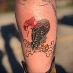 Пример рисунка татуировки птица Гриф 13.12.2020 №205 -tattoo vulture- tatufoto.com