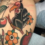 Пример рисунка татуировки птица Гриф 13.12.2020 №207 -tattoo vulture- tatufoto.com
