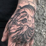 Пример рисунка татуировки птица Гриф 13.12.2020 №260 -tattoo vulture- tatufoto.com