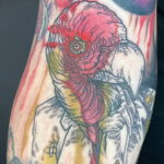 Пример рисунка татуировки птица Гриф 13.12.2020 №272 -tattoo vulture- tatufoto.com