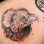 Пример рисунка татуировки птица Гриф 13.12.2020 №291 -tattoo vulture- tatufoto.com