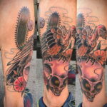 Пример рисунка татуировки птица Гриф 13.12.2020 №301 -tattoo vulture- tatufoto.com
