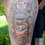 Пример рисунка татуировки птица Гриф 13.12.2020 №311 -tattoo vulture- tatufoto.com