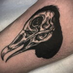 Пример рисунка татуировки птица Гриф 13.12.2020 №397 -tattoo vulture- tatufoto.com