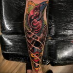 Пример рисунка татуировки птица Гриф 13.12.2020 №432 -tattoo vulture- tatufoto.com