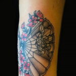 Пример рисунка татуировки с веером 13.12.2020 №065 -fan tattoo- tatufoto.com