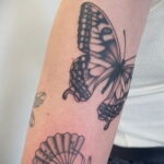 Пример рисунка татуировки с веером 13.12.2020 №142 -fan tattoo- tatufoto.com