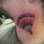 Пример рисунка татуировки с веером 13.12.2020 №143 -fan tattoo- tatufoto.com
