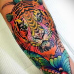 Пример цветного рисунка татуировки 14.12.2020 №023 -color tattoo- tatufoto.com