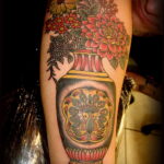 Пример цветного рисунка татуировки 14.12.2020 №120 -color tattoo- tatufoto.com