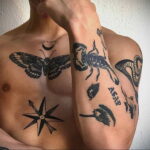 Рисунок мужской татуировки 29.12.2020 №043 -drawing of male tattoo- tatufoto.com