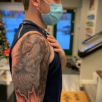 Рисунок мужской татуировки 29.12.2020 №056 -drawing of male tattoo- tatufoto.com