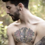 Рисунок мужской татуировки 29.12.2020 №061 -drawing of male tattoo- tatufoto.com