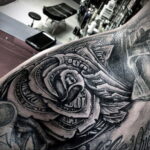 Рисунок татуировки на тему денег 03.12.2020 №028 -money tattoo- tatufoto.com
