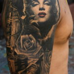 Рисунок татуировки на тему денег 03.12.2020 №050 -money tattoo- tatufoto.com