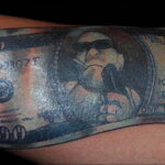 Рисунок татуировки на тему денег 03.12.2020 №086 -money tattoo- tatufoto.com