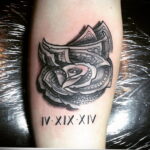 Рисунок татуировки на тему денег 03.12.2020 №098 -money tattoo- tatufoto.com