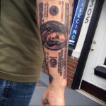 Рисунок татуировки на тему денег 03.12.2020 №111 -money tattoo- tatufoto.com