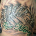 Рисунок татуировки на тему денег 03.12.2020 №141 -money tattoo- tatufoto.com