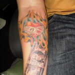 Рисунок татуировки на тему денег 03.12.2020 №151 -money tattoo- tatufoto.com