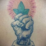 Рисунок татуировки с кулаком 06.12.2020 №003 -fist tattoo- tatufoto.com