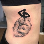 Рисунок татуировки с кулаком 06.12.2020 №061 -fist tattoo- tatufoto.com