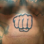 Рисунок татуировки с кулаком 06.12.2020 №080 -fist tattoo- tatufoto.com