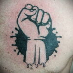 Рисунок татуировки с кулаком 06.12.2020 №114 -fist tattoo- tatufoto.com