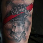 Рисунок татуировки с кулаком 06.12.2020 №123 -fist tattoo- tatufoto.com