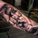 Рисунок татуировки с кулаком 06.12.2020 №135 -fist tattoo- tatufoto.com
