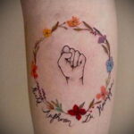 Рисунок татуировки с кулаком 06.12.2020 №138 -fist tattoo- tatufoto.com