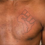 Рисунок татуировки с кулаком 06.12.2020 №144 -fist tattoo- tatufoto.com