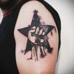 Рисунок татуировки с кулаком 06.12.2020 №156 -fist tattoo- tatufoto.com