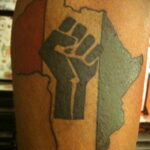 Рисунок татуировки с кулаком 06.12.2020 №170 -fist tattoo- tatufoto.com