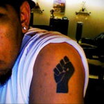 Рисунок татуировки с кулаком 06.12.2020 №172 -fist tattoo- tatufoto.com